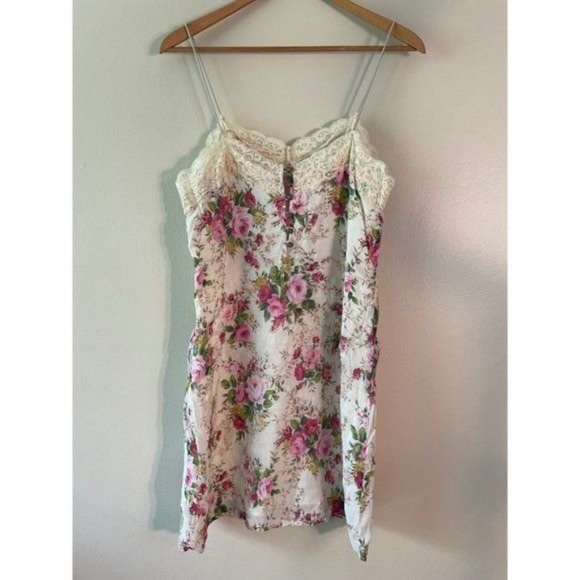 Anthropologie Aratta Silent Journey Floral Lace Trim Girlie Romantic Dress - Picture 10 of 10